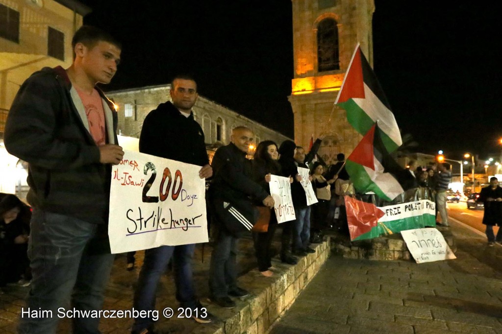 Demonstration in support of Samer Al-'Issawi. Jaffa | IMG_2282