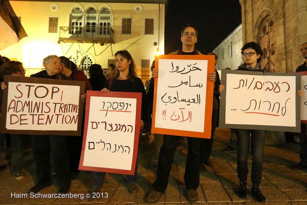 Demonstration in support of Samer Al-'Issawi. Jaffaa | IMG_7411