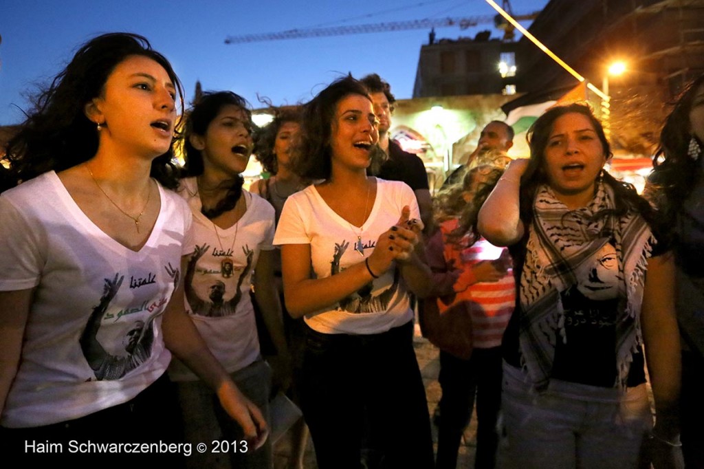 Demonstration in support of Samer Al-'Issawi. Jaffa | IMG_0573