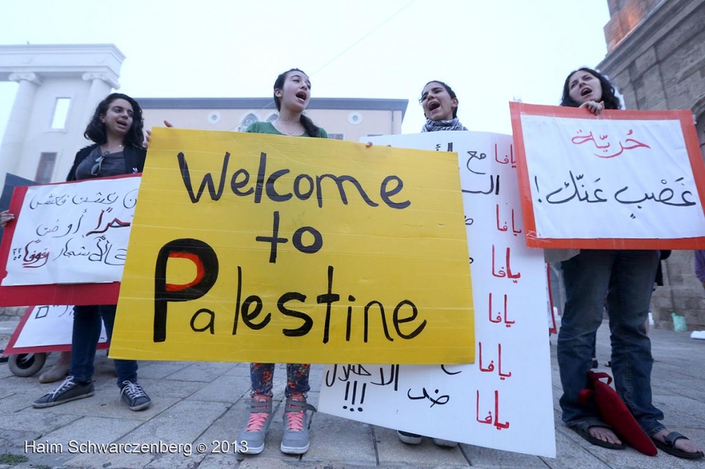 Demonstration in support of all political prisoners, Jaffa | IMG_1329