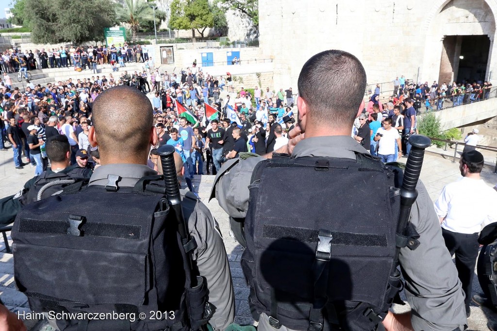 Zionist 'Jerusalem Day' march, Palestinian counter-protest | IMG_3015