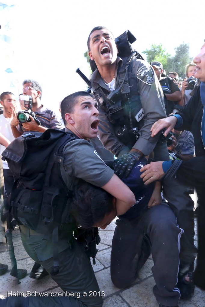 Zionist 'Jerusalem Day' march, Palestinian counter-protest | IMG_3130