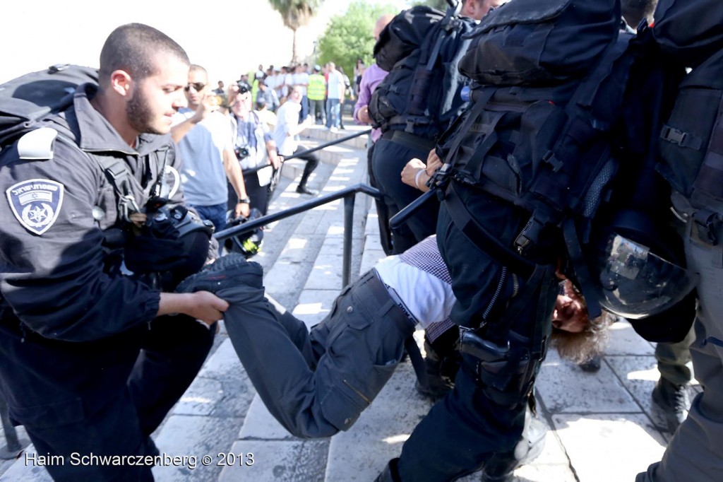 Zionist 'Jerusalem Day' march, Palestinian counter-protest | IMG_3262