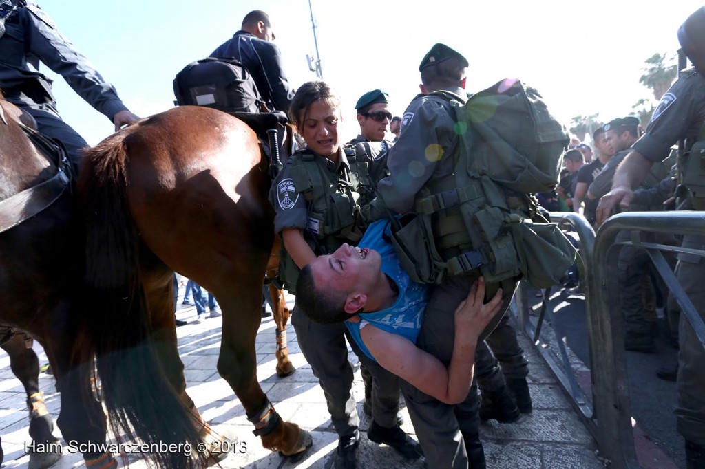 Zionist 'Jerusalem Day' march, Palestinian counter-protest | IMG_3394