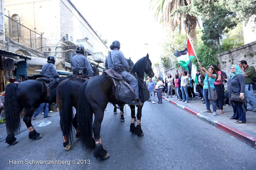 Zionist 'Jerusalem Day' march, Palestinian counter-protest | IMG_3455