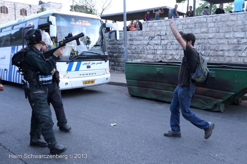 Zionist 'Jerusalem Day' march, Palestinian counter-protest | IMG_3800