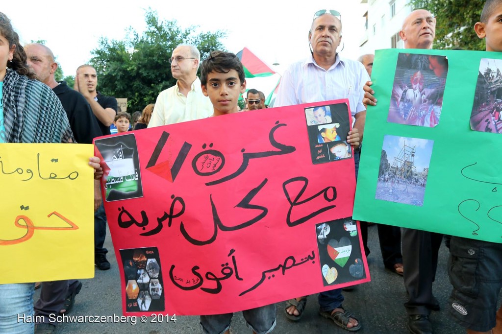 Rally against the ongoing massacre in Gaza, al-Lydd | IMG_3610