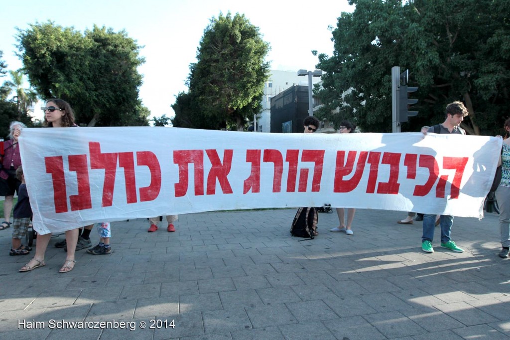 Protesting the assault of Gaza, Tel Aviv | IMG_6655