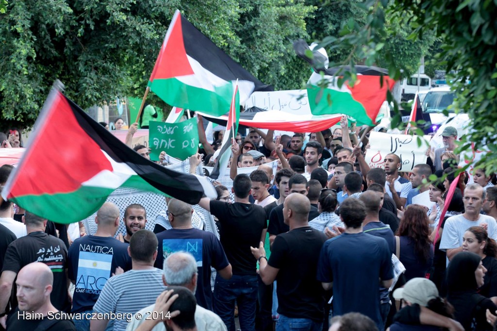 Rally against the ongoing massacre in Gaza, al-Lydd | IMG_7355