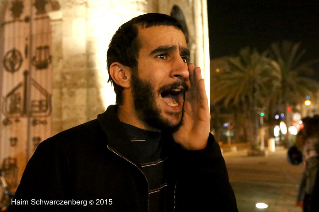 Demonstration of Yafa's clock-tower activist group against Police Brutality 19/01/2015 | IMG_8683