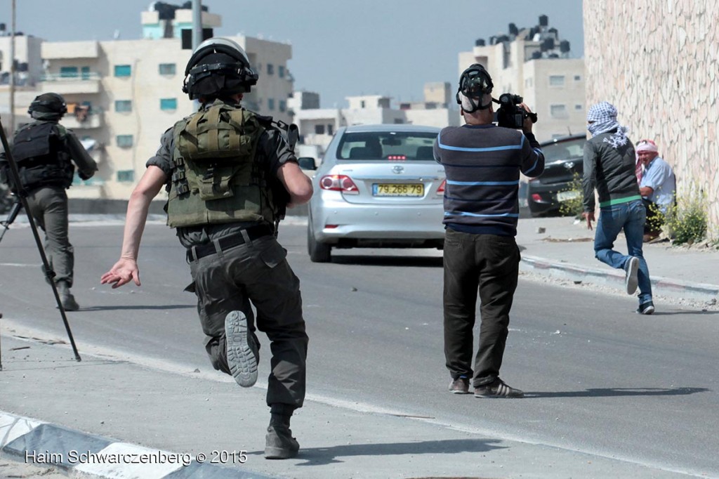 Election day protest in Abu Dis 17/03/2015 | IMG_2021