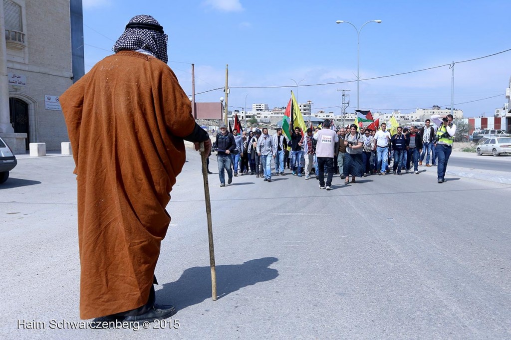 Election day protest in Abu Dis 17/03/2015 | IMG_5747