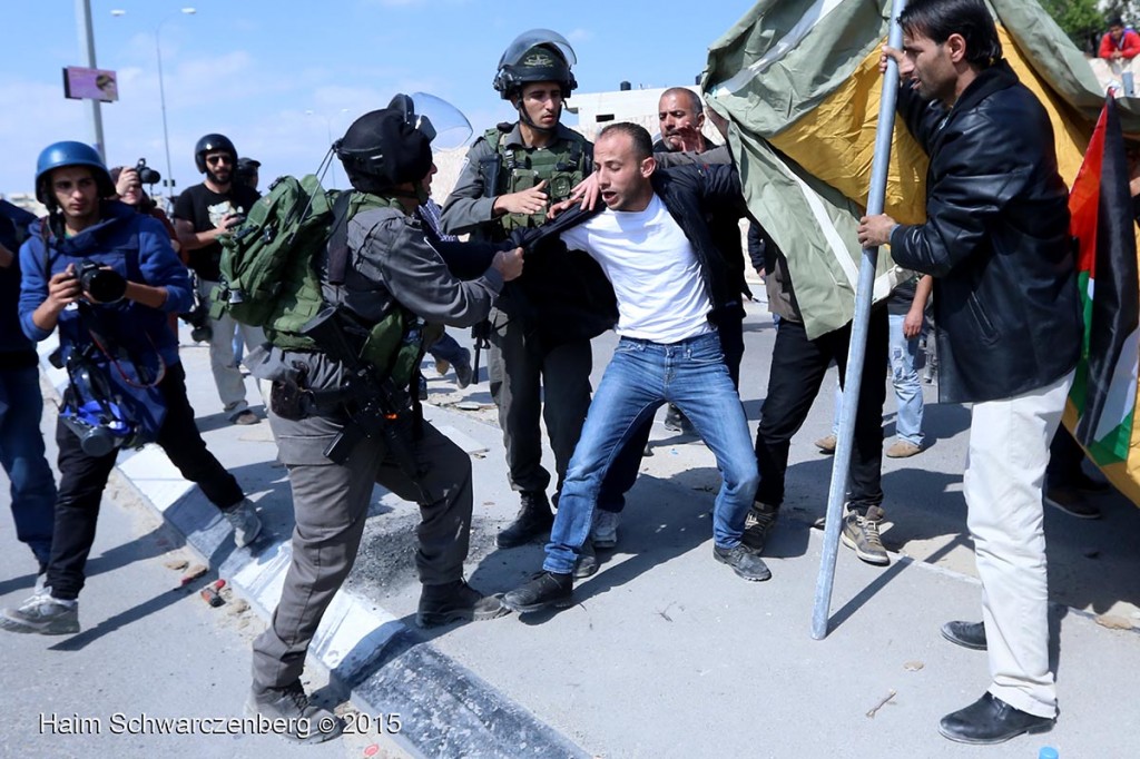 Election day protest in Abu Dis 17/03/2015 | IMG_6019