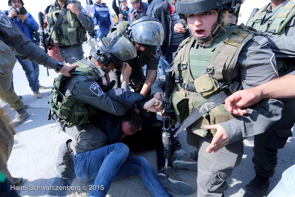 Election day protest in Abu Dis 17/03/2015 | IMG_6040