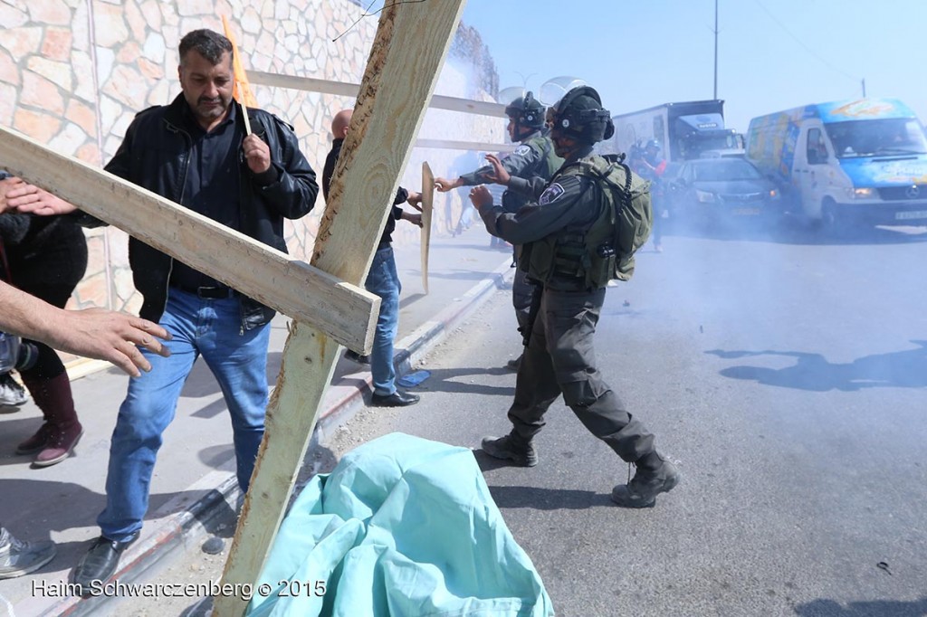 Election day protest in Abu Dis 17/03/2015 | IMG_6119