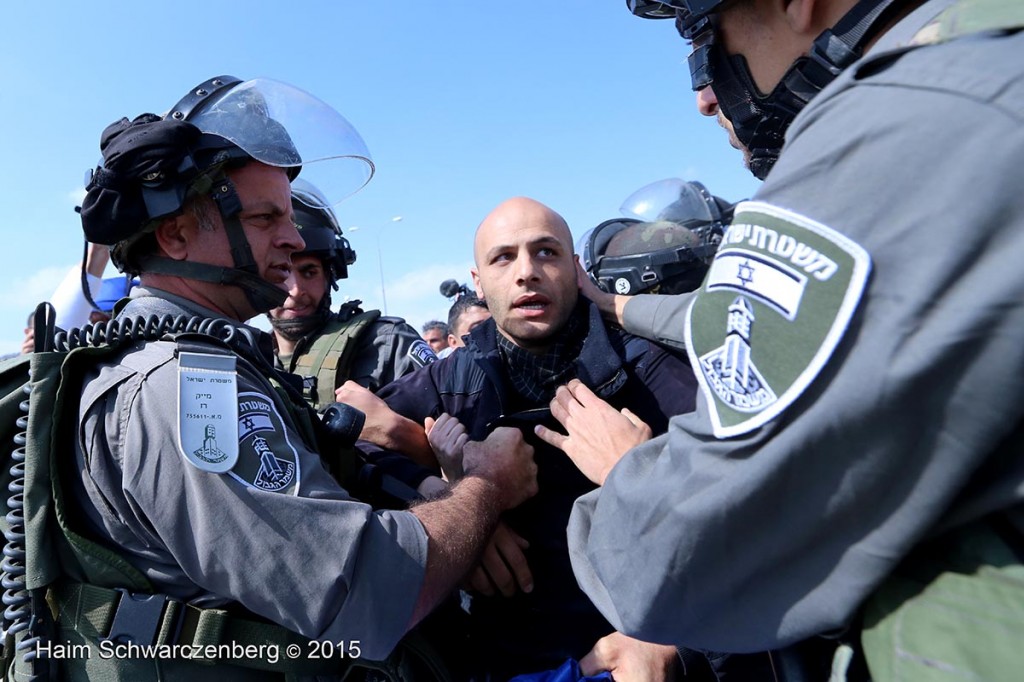 Election day protest in Abu Dis 17/03/2015 | IMG_6198