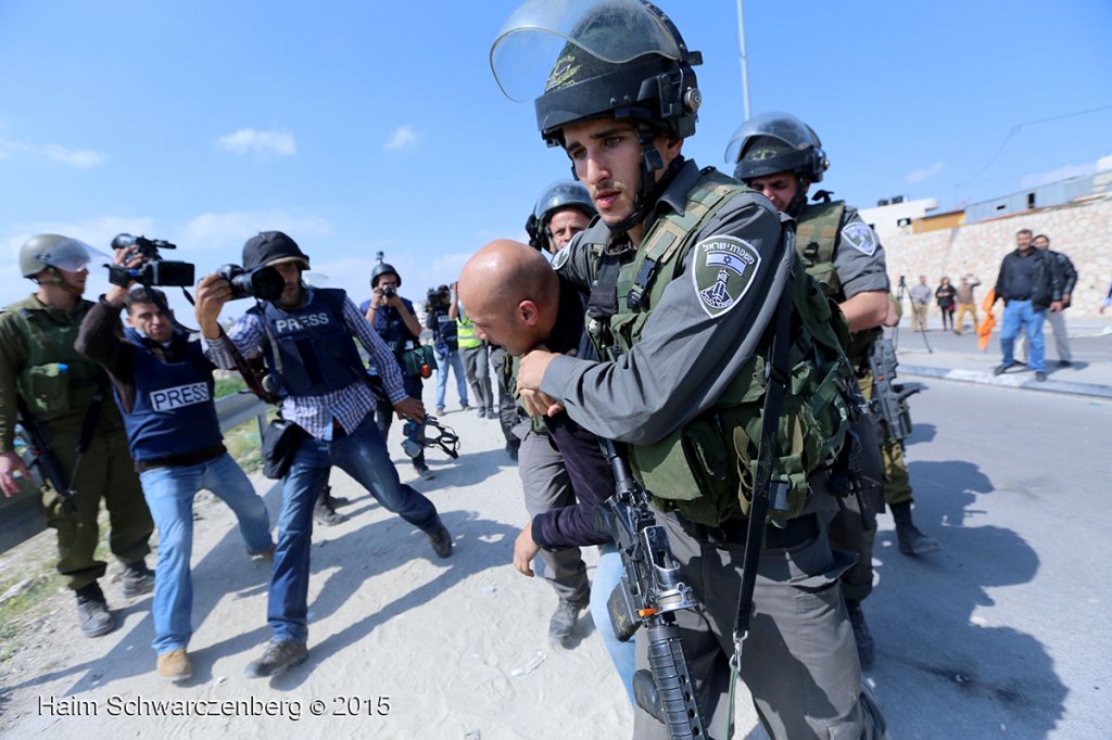 Election day protest in Abu Dis 17/03/2015 | IMG_6220