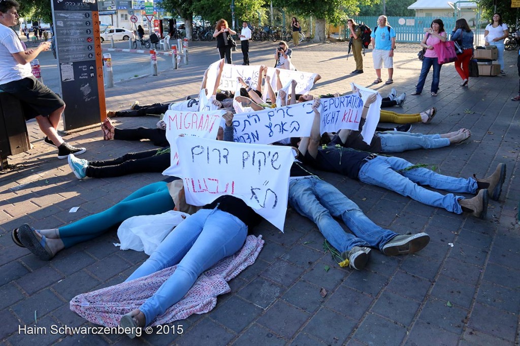 Protesting the expulsion of Asylum seekers, Tel Aviv 07/05/2015 | IMG_6108