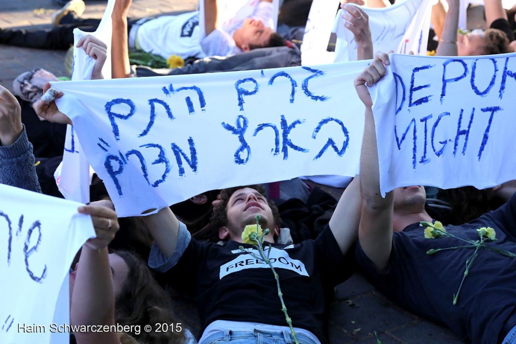 Protesting the expulsion of Asylum seekers, Tel Aviv 07/05/2015 | IMG_6110