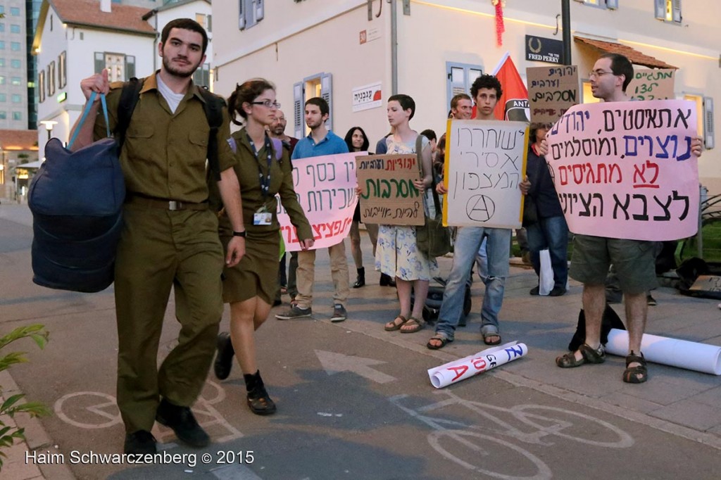 Solidarity with Conscientious Objectors, Tel Aviv, 14/5/2015 | IMG_6695