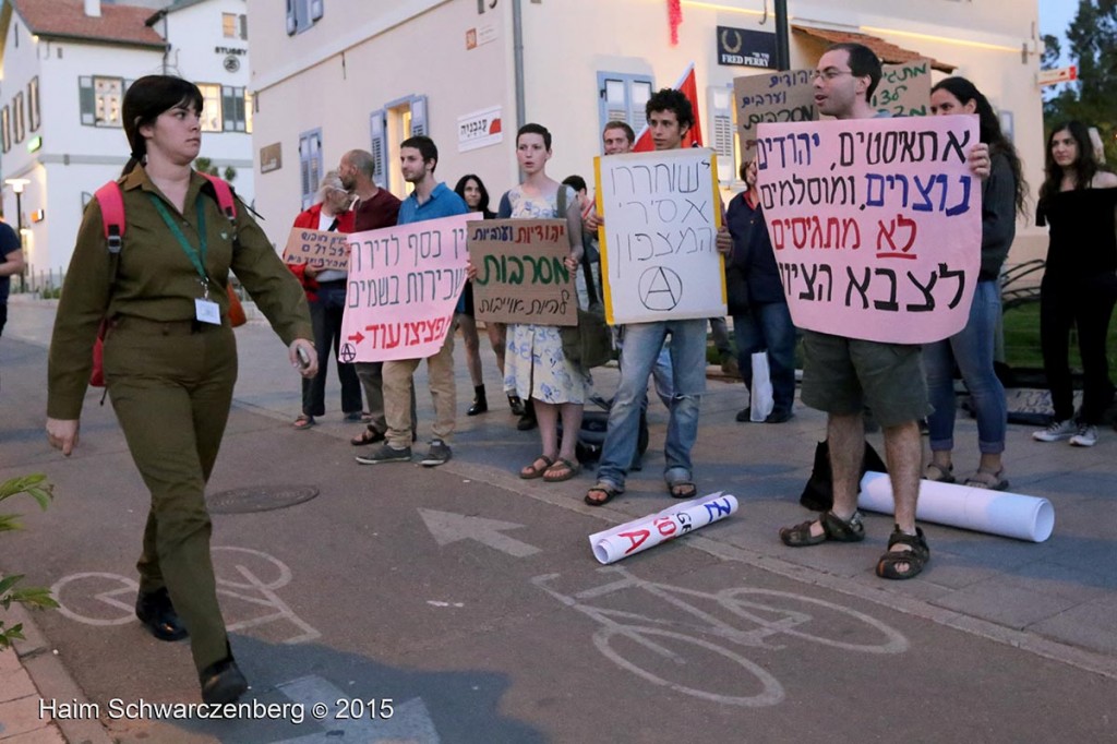 Solidarity with Conscientious Objectors, Tel Aviv, 14/5/2015 | IMG_6699