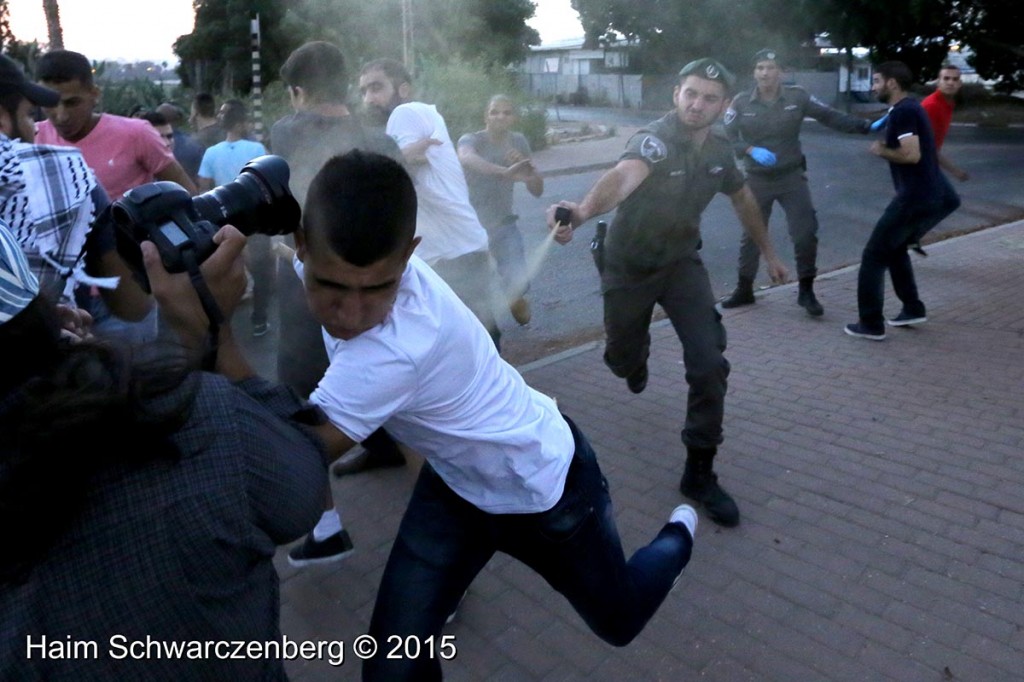 Police brutality against solidarity demonstration with Muhammad 'Alan 16/08/2015 | IMG_0101