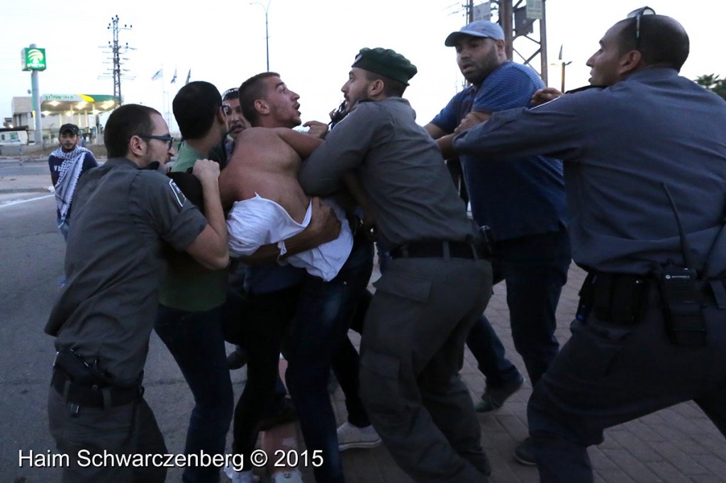 Police brutality against solidarity demonstration with Muhammad 'Alan 16/08/2015 | IMG_0179