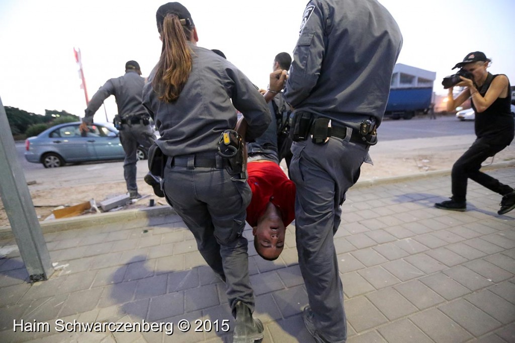 Police brutality against solidarity demonstration with Muhammad 'Alan 16/08/2015 | IMG_0343