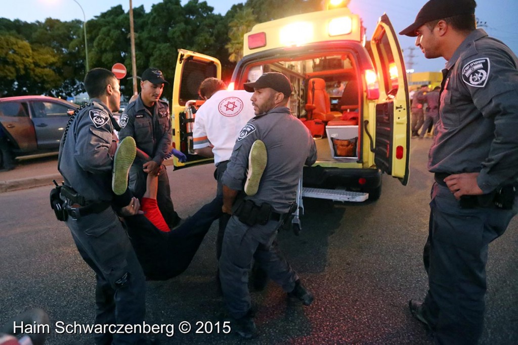 Police brutality against solidarity demonstration with Muhammad 'Alan 16/08/2015 | IMG_0394