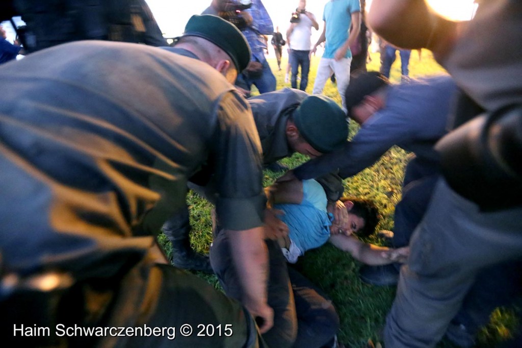 Police brutality against solidarity demonstration with Muhammad 'Alan 16/08/2015 | IMG_0463