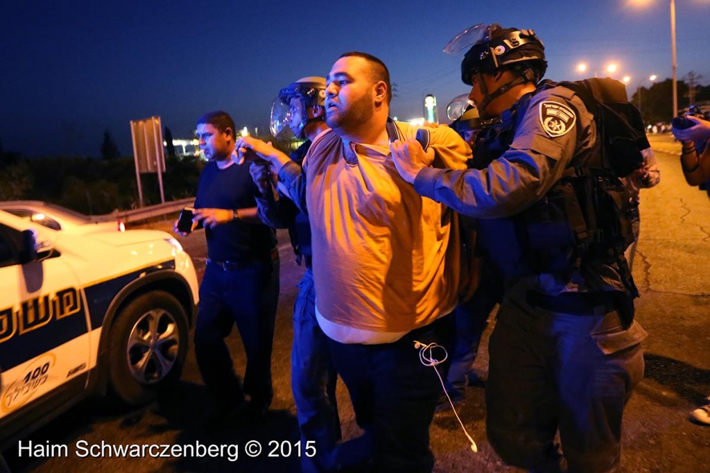 Police brutality against solidarity demonstration with Muhammad 'Alan 16/08/2015 | IMG_0763