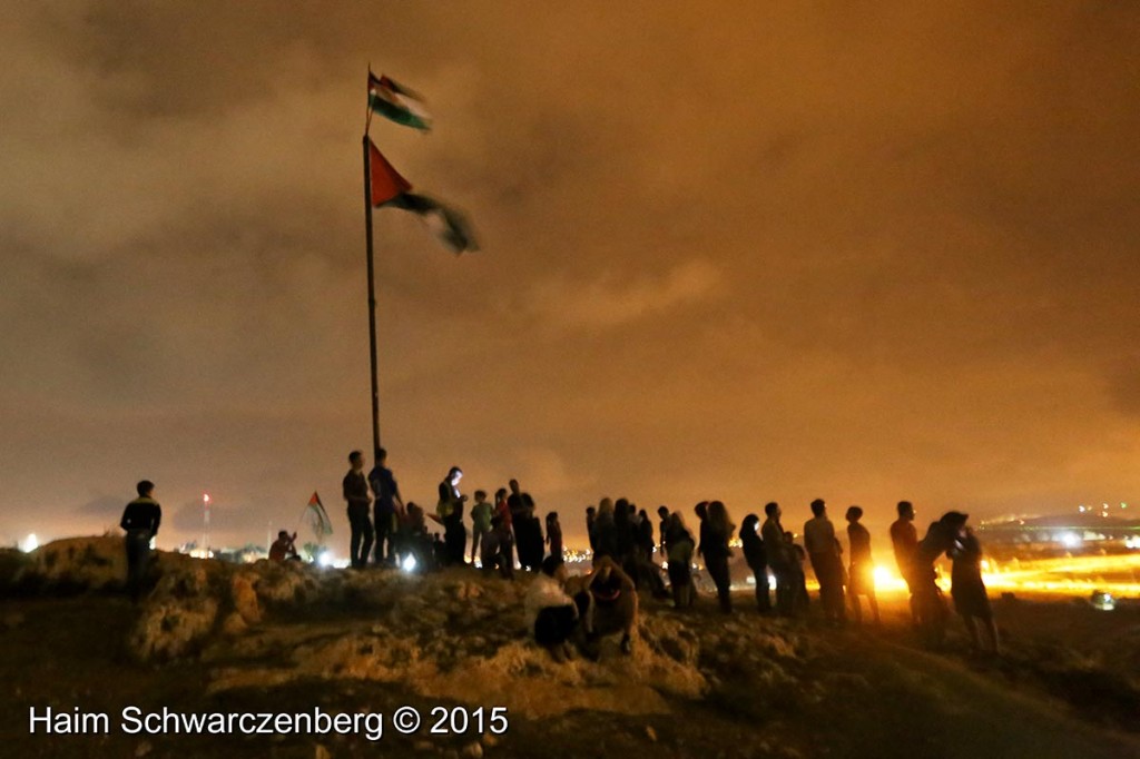 Firing live ammunition on Palestinian demonstrators 04/10/2015 | IMG_6512