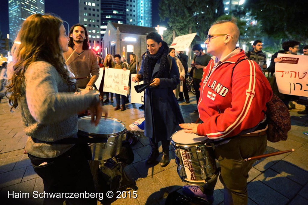 Israeli activists protested the ongoing violence against Palestinians 09/12/2015 | IMG_2723