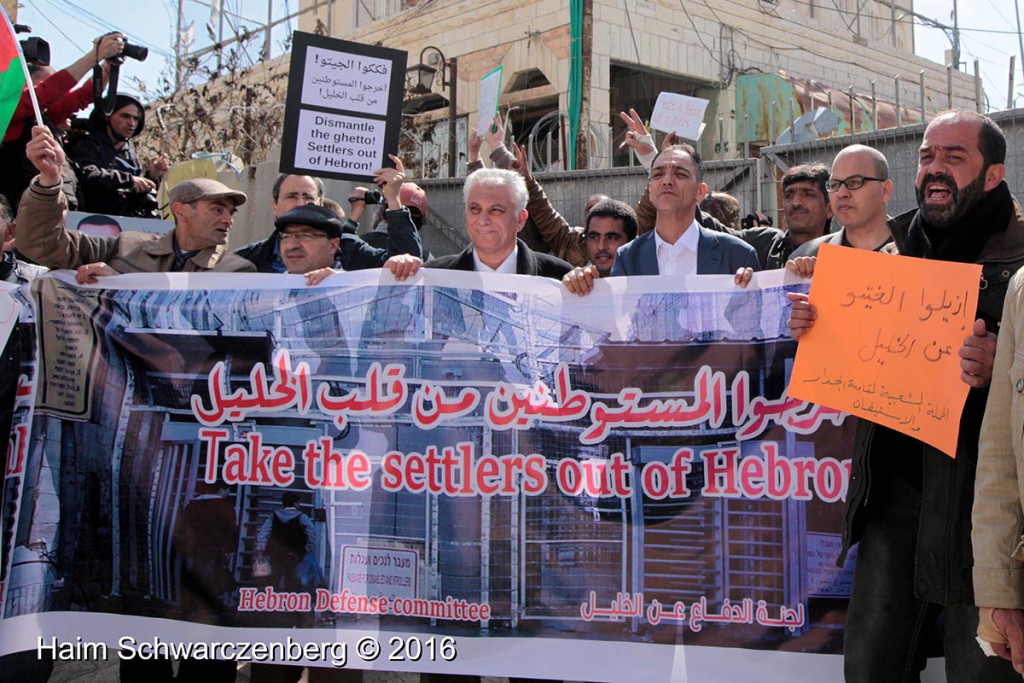 Protest in Hebron: Dismantle the Ghetto! Settlers leave Hebron! 20/02/2016 | IMG_1823