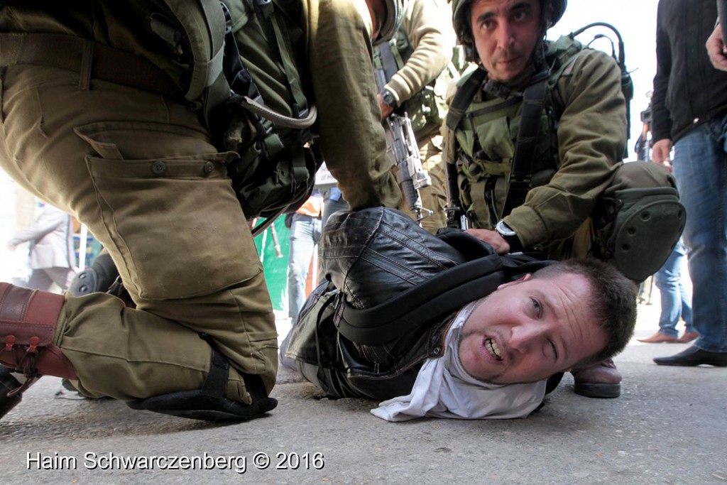 Protest in Hebron: Dismantle the Ghetto! Settlers leave Hebron! 20/02/2016 | IMG_1948