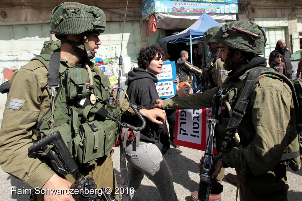 Protest in Hebron: Dismantle the Ghetto! Settlers leave Hebron! 20/02/2016 | IMG_1975