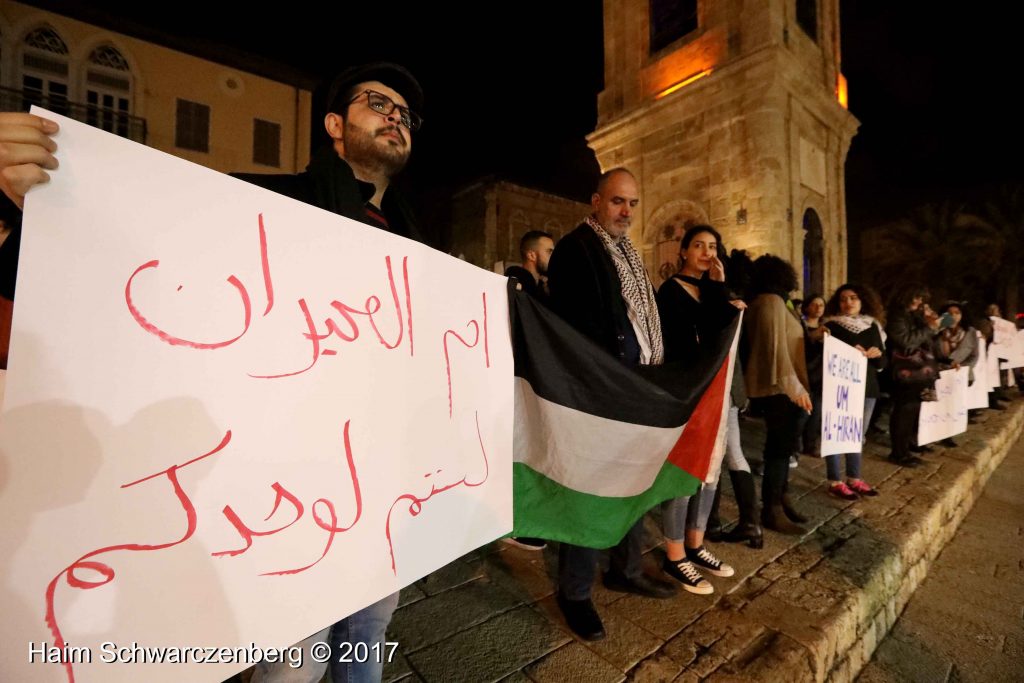 Jaffa: Demonstration against Home Demolitions in Umm al-Hiran | FW7A3829