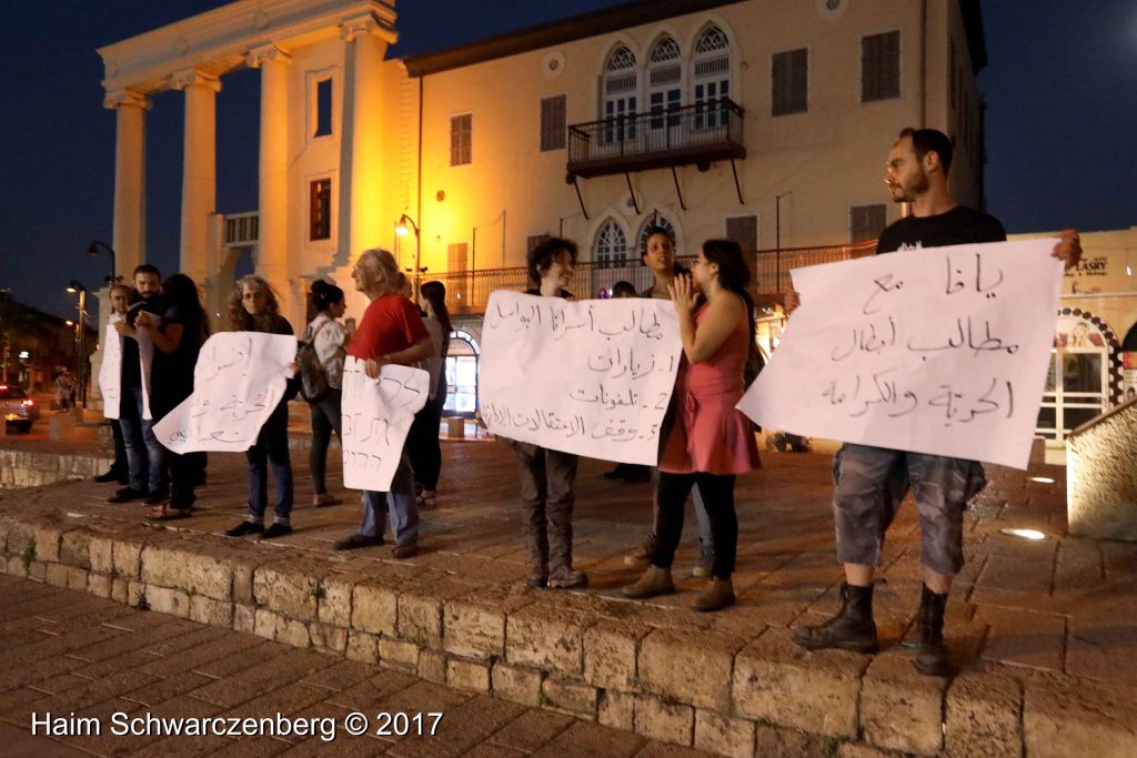 Jaffa stands in solidarity with Palestinian political prisoners | FW7A4734