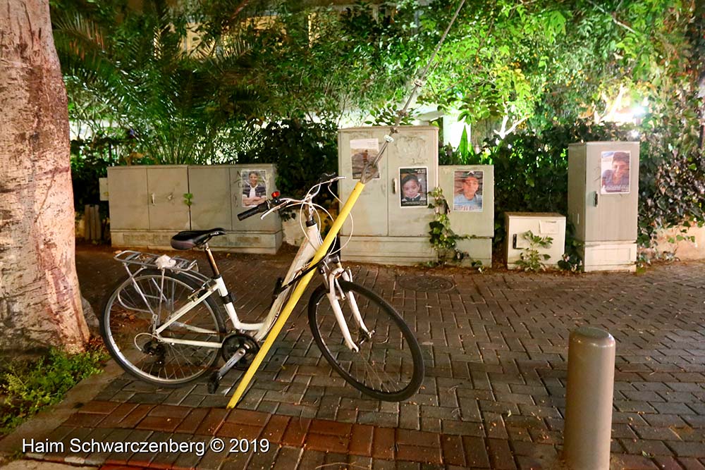 Thursday March 7th 2018 Tel Aviv- Jews for Return, hung pictures of six of the children who were shot dead by Israeli soldiers while participating in the return demonstrations that began on the 30th of March 2018 on the streets of Tel Aviv.